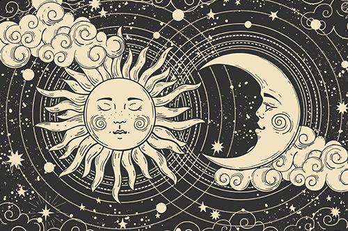 Zodiac Signs Divination - Find answers to personal questions and get advice from your stars and the planets of the universe! The future oracle with historical pendulum - horoscopes at Tarot.co.uk!