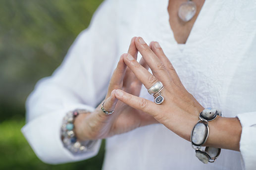 The art of communicating or summoning celestial beings is called channeling.