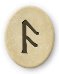 Die Futhark Rune Ansuz und Taurus
