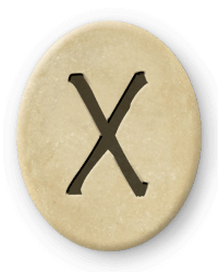 Gebo ist eine Futhark-Rune der Wikinger