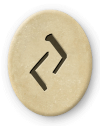 Die Futhark Rune Jera und Virgo