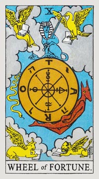 The Wheel of Fortune in Tarot for Karma und Lebenszyklen